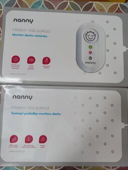 2x Monitor dychu Nanny (Jablotron)
