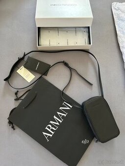 Emporio Armani crossbody / phone case kožený
