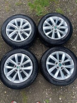 5x112 r16 kolesa Škoda + zimne pneu 205/55 r16 Matador