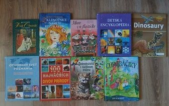 Rôzne rozprávkové a náučné knihy