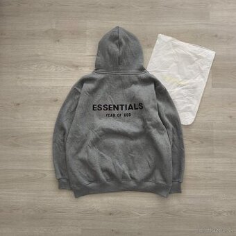 Essentials mikina sivá