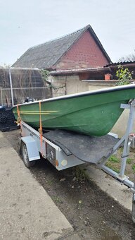 4m laminátový čln + Mercury 4T + príves (doklady)