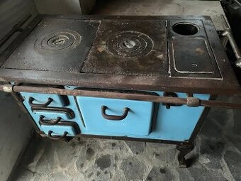 Liatinový sporák Buema, Používaný, Vhodný na Renováciu