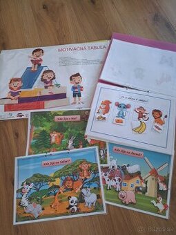 Motivačná tabuľa zelenej farby so 154 magnetkami