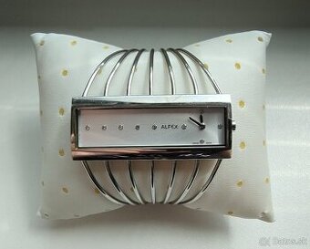 Dámske strieborné hodinky Alfex 5608-460