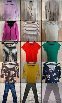 Predám balík dámskeho oblečenia + darček