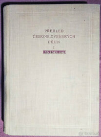 Predám knihu Přehled československých dějin I
