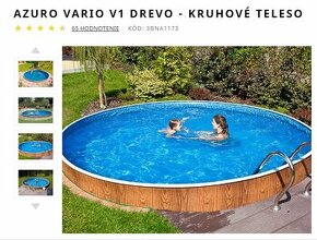 Bazén Azuro Vario V1 3,6 m výška 1.07m