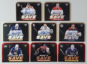Hokejové kartičky TL 2023/2024 - WHAT A SAVE AUTO / GOLD