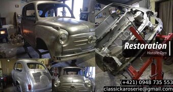 Renovácia automobilov, klampiarske a karosárske prace