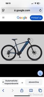 Predám nový horský elektrobicykel EASYBIKE VOLT 19