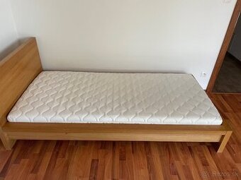 Ikea postel MALM, rost, matrac