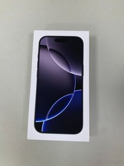 Nový iPhone 16 Pro Titanium Black 256GB I 2r. záruka
