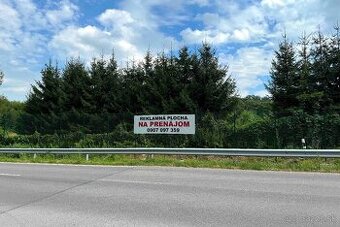 Reklamné plochy na prenájom - Prievidza