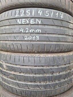 225/45/R17 letné 2ks