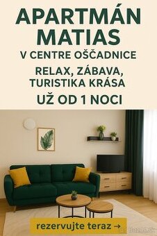 🏡 Apartmán Matias Oščadnica – centrum, klima, 5 osôb