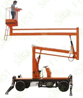 Kĺbová pracovná plošina SPBL14.5 Maximálna flexibilita vo vý