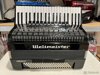 Predám akordeón WELTMEISTER METEOR 120 BASOVÝ - používaný -