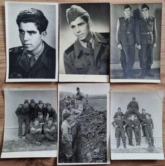 Starožitné fotografie vojakov - kus je po 2 eurá