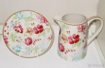 Green Gate džbán a tanier - sada - 1