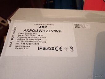 Núdzové svietidlo AXP 3w