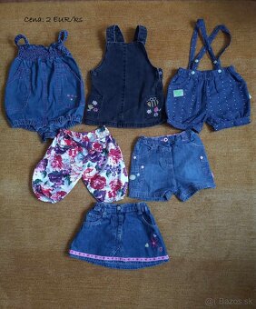 Jarné/letné oblečenie pre dievčatko 74