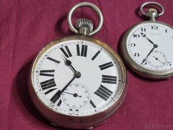 Veľké,8 dňové vreckové hodinky.