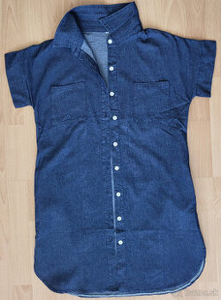 Džínsové šaty - Tmavomodré