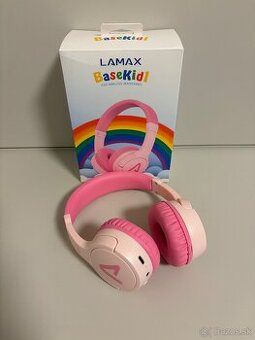 Predám bezdrôtové slúchadlá LAMAX BaseKid1 Pink