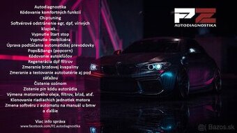 Ponúkame autodiagnostiku, kodovanie , úpravu výkonu atd..