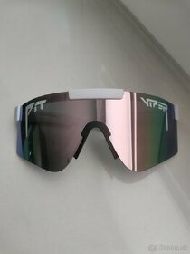 Športové slnečné okuliare Pit Viper (biele-farebné sklo)