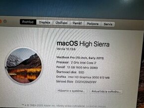 Apple Macbook Pro 15" procesor i7 /SUPER CENA/