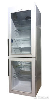 Presklená chladnička SAMSUNG 350 litrov biela