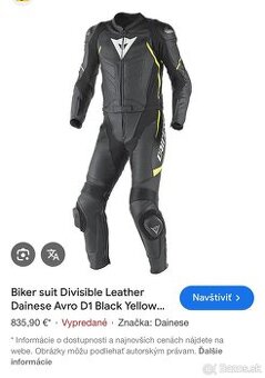 Dainese Avro D1 - kombinéza