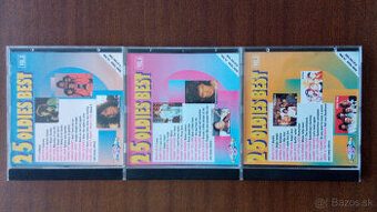 Predám 3x CD 25 oldies hits