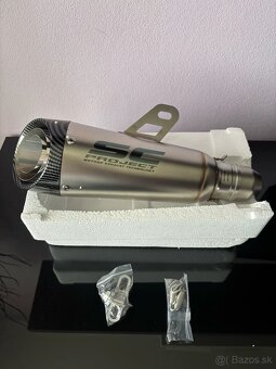 Športový  Nerezový  ladený univerzálny moto výfuk SCProject