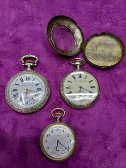 Predám starozitne vreckové hodinky - 1