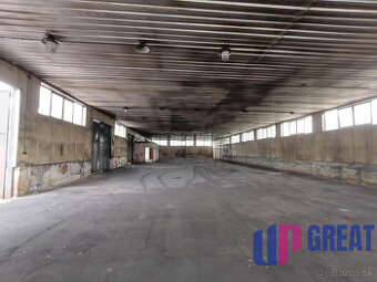 Čiastočne zateplená hala v stráženom objekte na prenájom