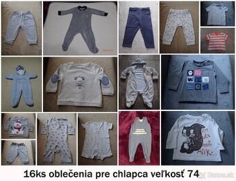 Chlapec veľkosť 74