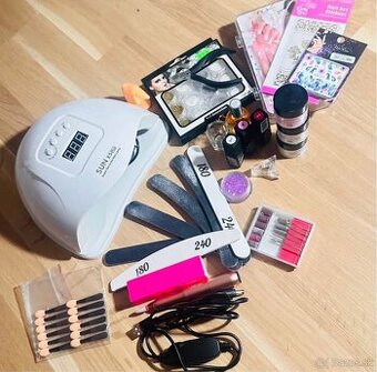 Led lampa s príslušenstvom. Používaná minimálne