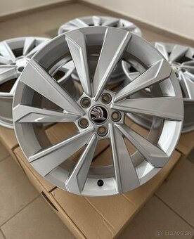 Nepoužité hliníkové disky 5x100 R17 Škoda Riegel - Fabia IV