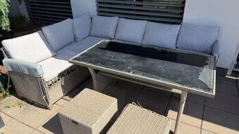 Predám rohovú záhradnú sedaciu súpravu