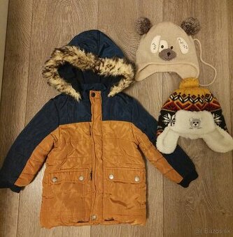 Zimna bunda pre chlapca vel.98