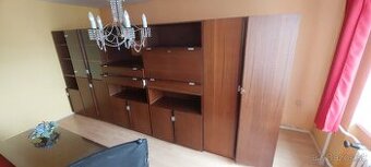 Retro obývacia stena