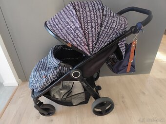 Veľký športový kočík Petite &Mars Street+ autosedačka Cybex