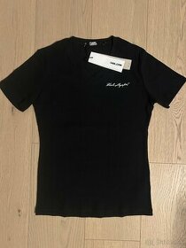 Karl Lagerfeld tričko čierne