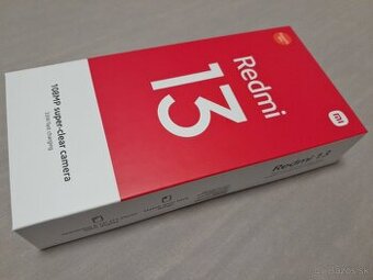 Nový Xiaomi Redmi 13 8GB/256GB čierny - 1