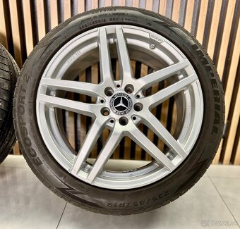 Mercedes disky + letné pneu R19 ako nové 5x112 8J ET38