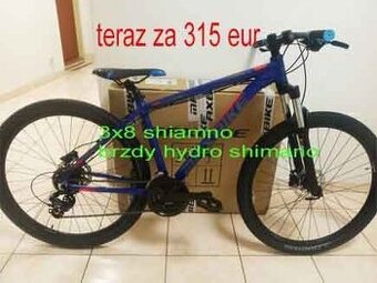 27,5" horsky bicykel Maxbike Toba blue disc hydro novy