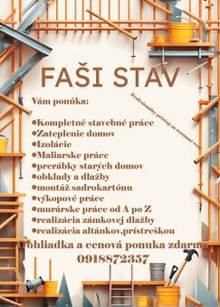 Kompletné stavebné práce